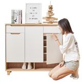 Tủ giầy 3 cánh kiểu hiện đại - STG06