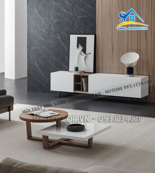  Bộ Phòng Khách 3 Món Màu Trắng - Setpk24 