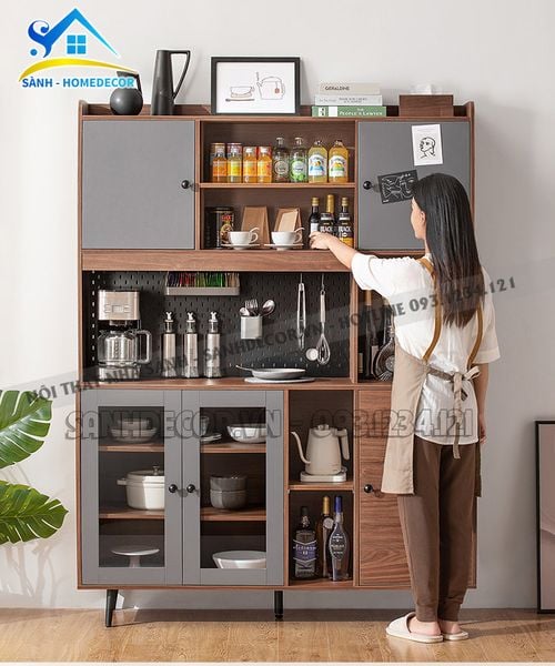  Tủ Bếp Để Đồ Đa Năng Phong Cách Bắc Âu - Stb53 