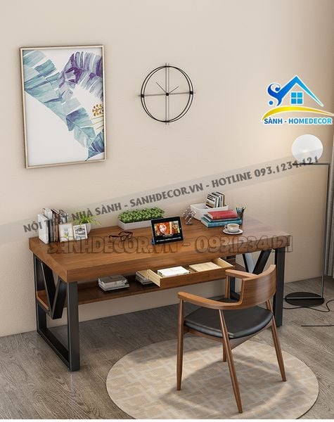  Bàn Làm Việc Chân Chữ U - Blv107 