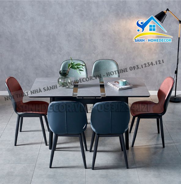  Bàn Ăn Thông Minh 6 Ghế Cao Cấp - Ba96 