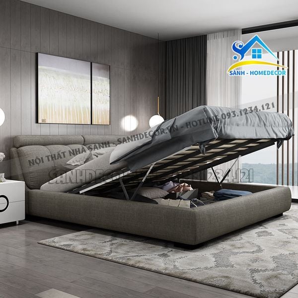  Giường Ngủ Bọc Nệm Cao Cấp - Sg120 