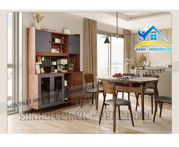  Tủ Bếp Để Đồ Đa Năng Phong Cách Bắc Âu - Stb53 