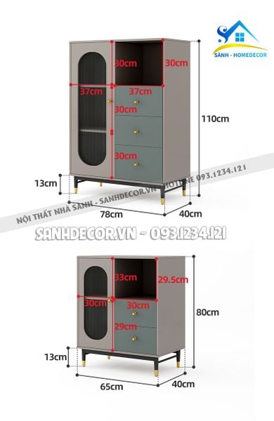  Hệ Tủ Trang Trí Thiết Kế Độc Đáo - Ts21 