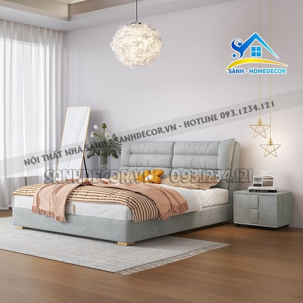  Giường Ngủ Bọc Nệm Đa Năng - Sg128 