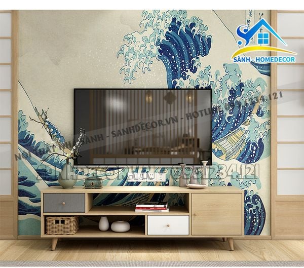  Kệ Tivi Gỗ Phủ Melamine Cao Cấp - Sktv37 
