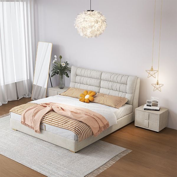  Giường Ngủ Bọc Nệm Đa Năng - Sg128 
