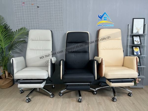  Ghế Giám Đốc Có Gác Chân Tiện Nghi - Gtp021 