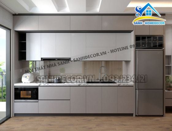  Tủ Bếp Hiện Đại Mẫu Đẹp - Tb23 