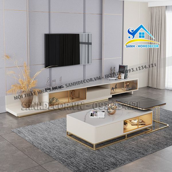  Bộ Phòng Khách Mặt Kính Cao Cấp - Setpk55 