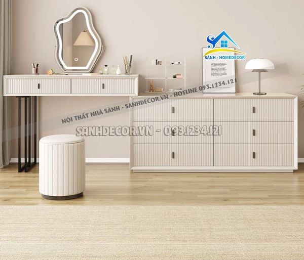  Bàn Trang Điểm Gỗ Sơn 2K Cao Cấp - Bp67 