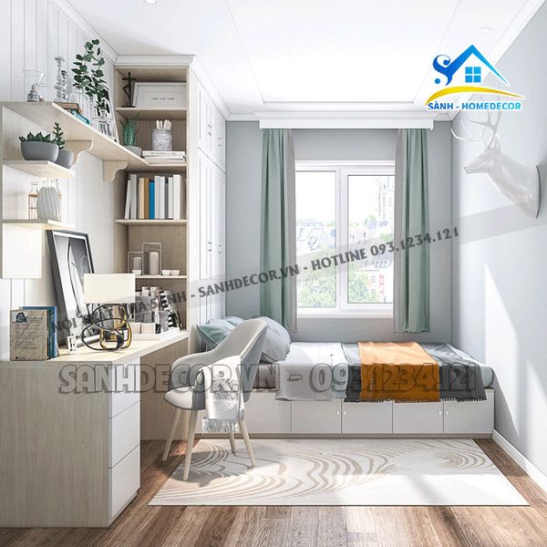  Bộ Phòng Ngủ 3 Món Hiện Đại - Bpn18 