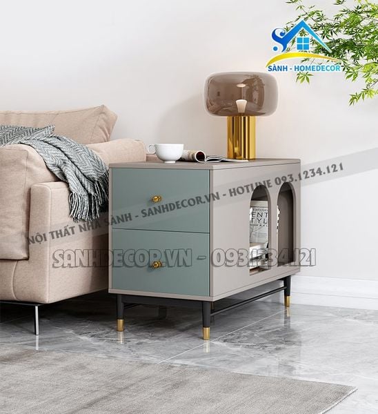  Tủ Trang Trí Thiết Kế Cánh Kính Xinh Xẻo - Tab11 