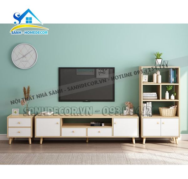  Set Phòng Khách 3 Món Đơn Giản - Setpk43 