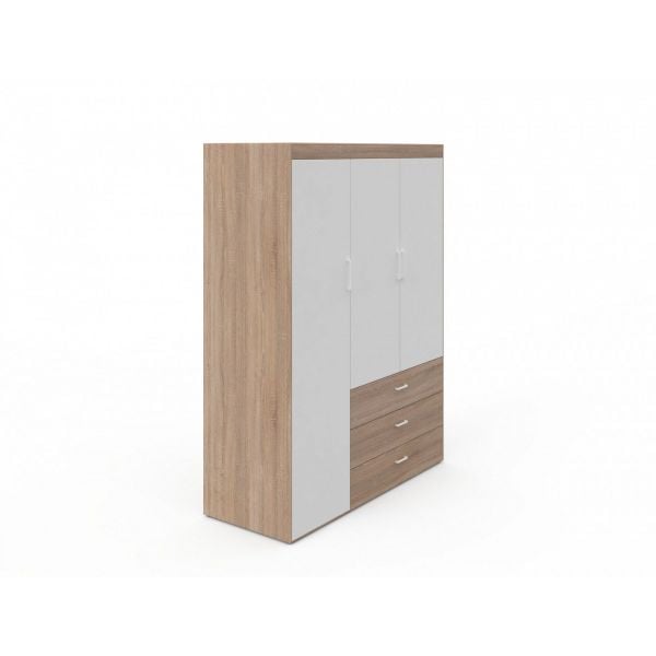  Tủ Quần Áo 3 Cánh Kiểu Bắc Âu - Tqa03 