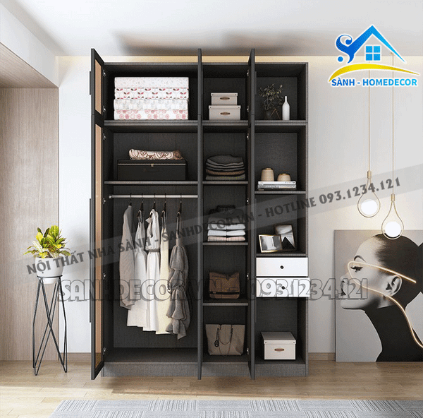  Hệ Tủ Cánh Kính Thiết Kế Đơn Giản - Taqck31 