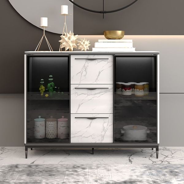  Tủ Nhà Bếp Cánh Kính Cường Lực Nhỏ Gọn  - Stb70 