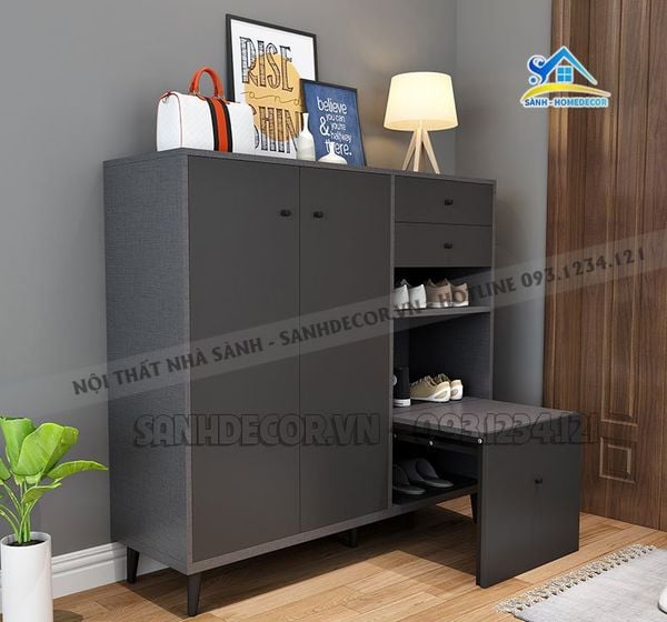  Tủ Giầy Thông Minh Có Bệ Ngồi Cao Cấp - Stg71 