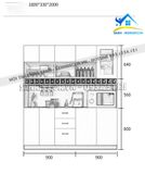 Tủ nhà bếp/tủ đựng rượu đa năng - STB60