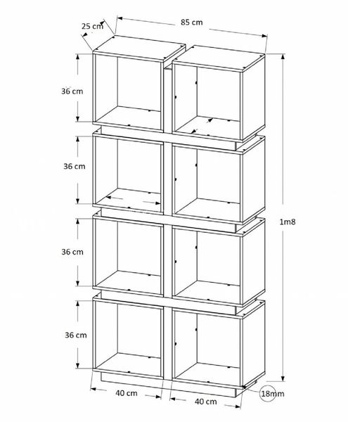  Tủ Kệ Trang Trí Kiểu Hiện Đại - Ktt16 