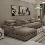 Bộ Sofa bọc nhung cao cấp chữ L - SF83