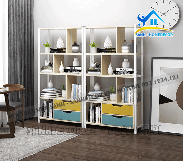  Kệ Sách Trang Trí 4 Tầng - Ktt66 