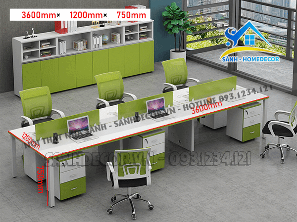  Cụm Bàn Văn Phòng Hiện Đại Mới - Bvp49 