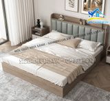 Giường ngủ gỗ bọc nệm đa năng - SG93