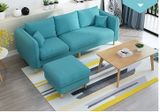 Bộ sofa 03 món màu xanh thanh mát - SF20