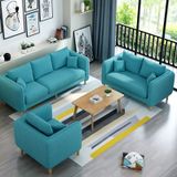 Bộ sofa 03 món màu xanh thanh mát - SF20