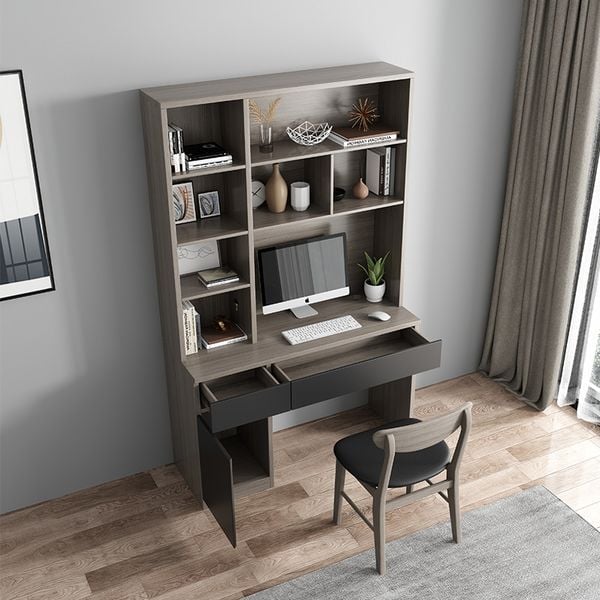  Bàn Học Liền Kệ Sách Đa Năng - Blv144 