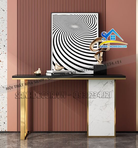  Bàn Console Trang Trí Mặt Đá Cao Cấp - Bcs01 