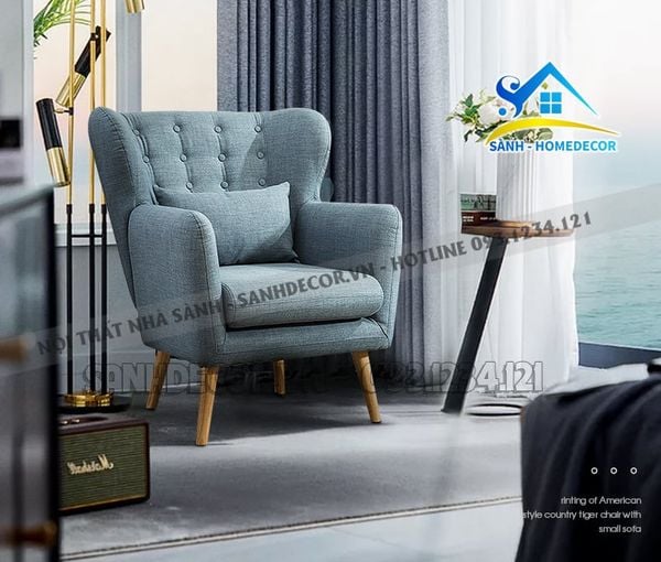  Ghế Sofa Đơn Gắn Twist Cao Cấp - Gsfd08 