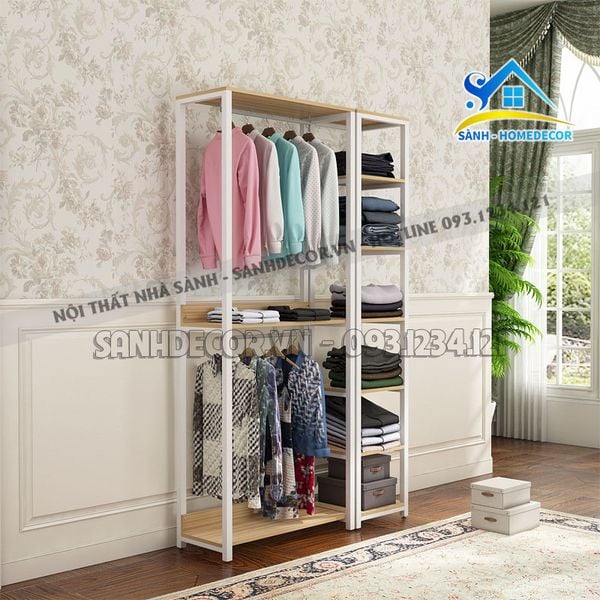  Kệ Treo Áo Quần Gọn Nhẹ Đa Năng - Kqa24 