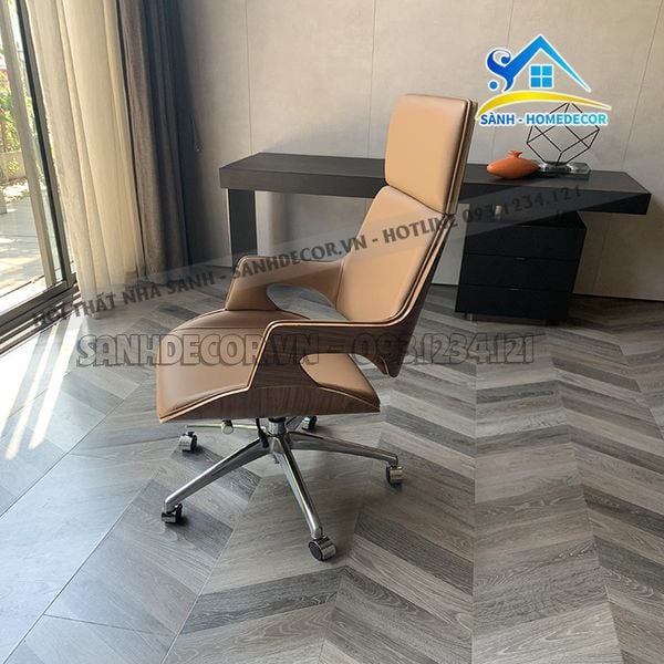  Ghế Giám Đốc Bành Bọc Da Cao Cấp - Gtp018 