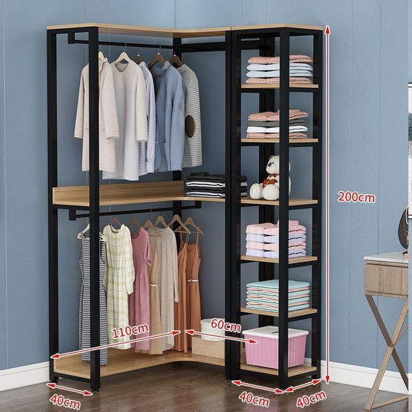  Kệ Quần Áo Góc L Nhỏ Gọn Hiện Đại - Kqa34 