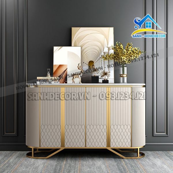  Tủ Console Gỗ Cn Sơn 2K Cao Cấp - Tcs01 