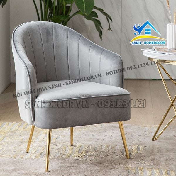  Ghế Sofa Đơn Bọc Nhung Cao Cấp - Gsfd06 