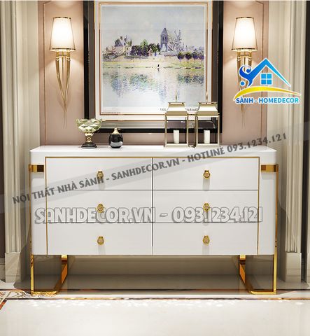 Tủ Console gỗ trang trí sang trọng - TCS02