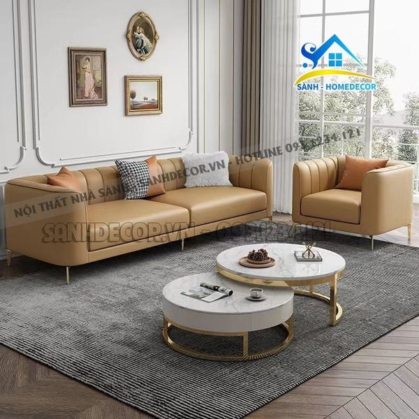  Bộ Sofa Phòng Khách 4 Món Cao Cấp - Sf103 