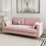 Sofa băng màu hồng vỏ đỗ - SF21