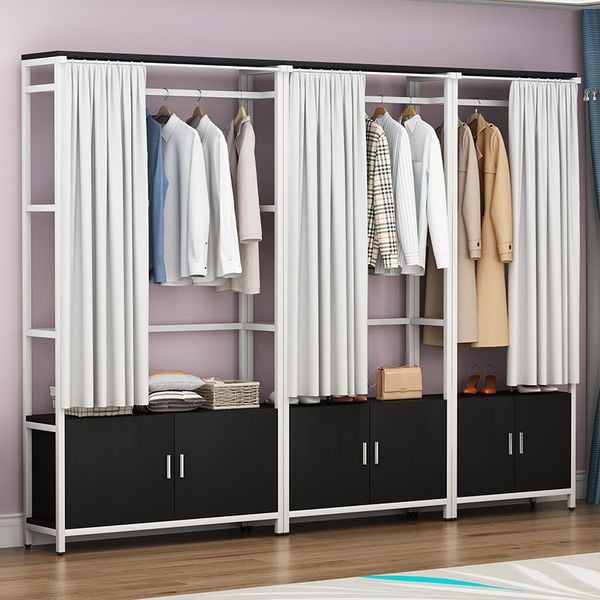  Bộ Kệ Treo Quần Áo Có Ngăn Hiện Đại - Kqa20 