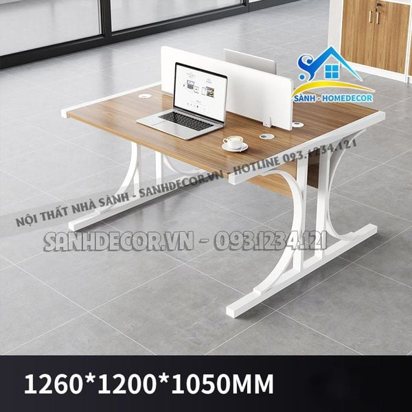  Bàn Văn Phòng Cụm 2 Chỗ Đa Năng - Bvp60 