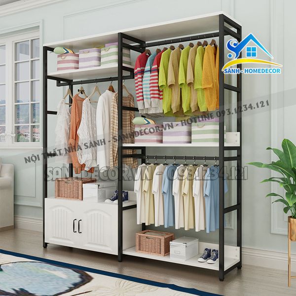  Bộ Kệ Treo Quần Áo Đa Năng - Kqa23 