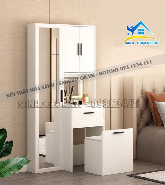  Bàn Trang Điểm Liền Gương Mẫu Cao  - Bp58 