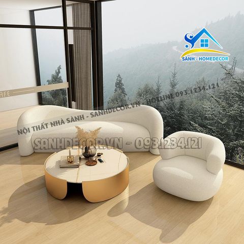 Sofa phòng khách 3 món cao cấp - SF99