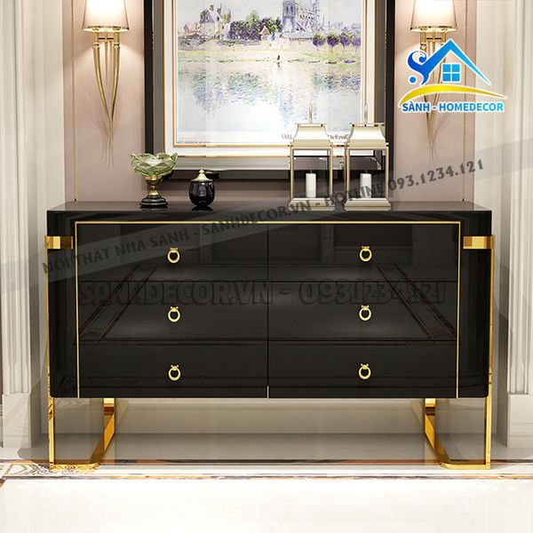  Tủ Console Gỗ Trang Trí Sang Trọng - Tcs02 
