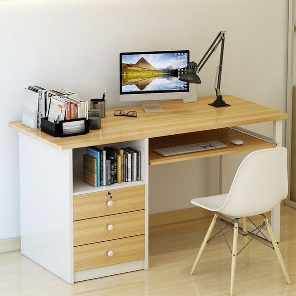  Bàn Làm Việc Liền Tủ Cá Nhân - Blv26 