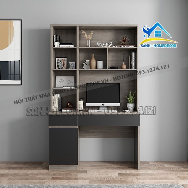  Bàn Học Liền Kệ Sách Đa Năng - Blv144 