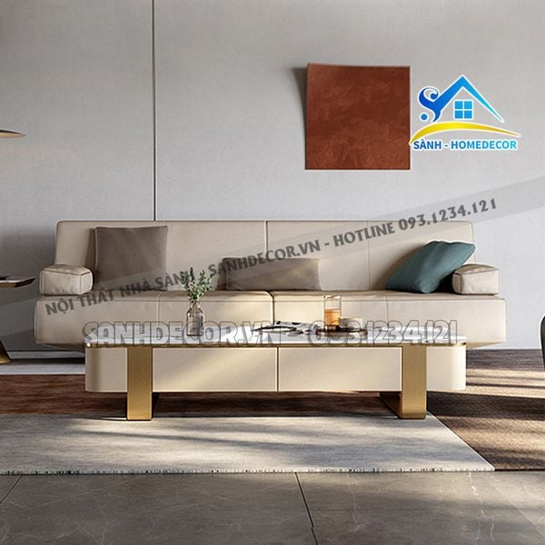  Bàn Trà Hình Chữ Nhật Gỗ Cn Sơn 2K Phủ Bóng - Bt60 